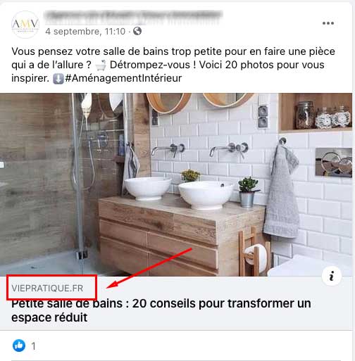 Photo d'un post Facebook agence immobilière Moulin vieux